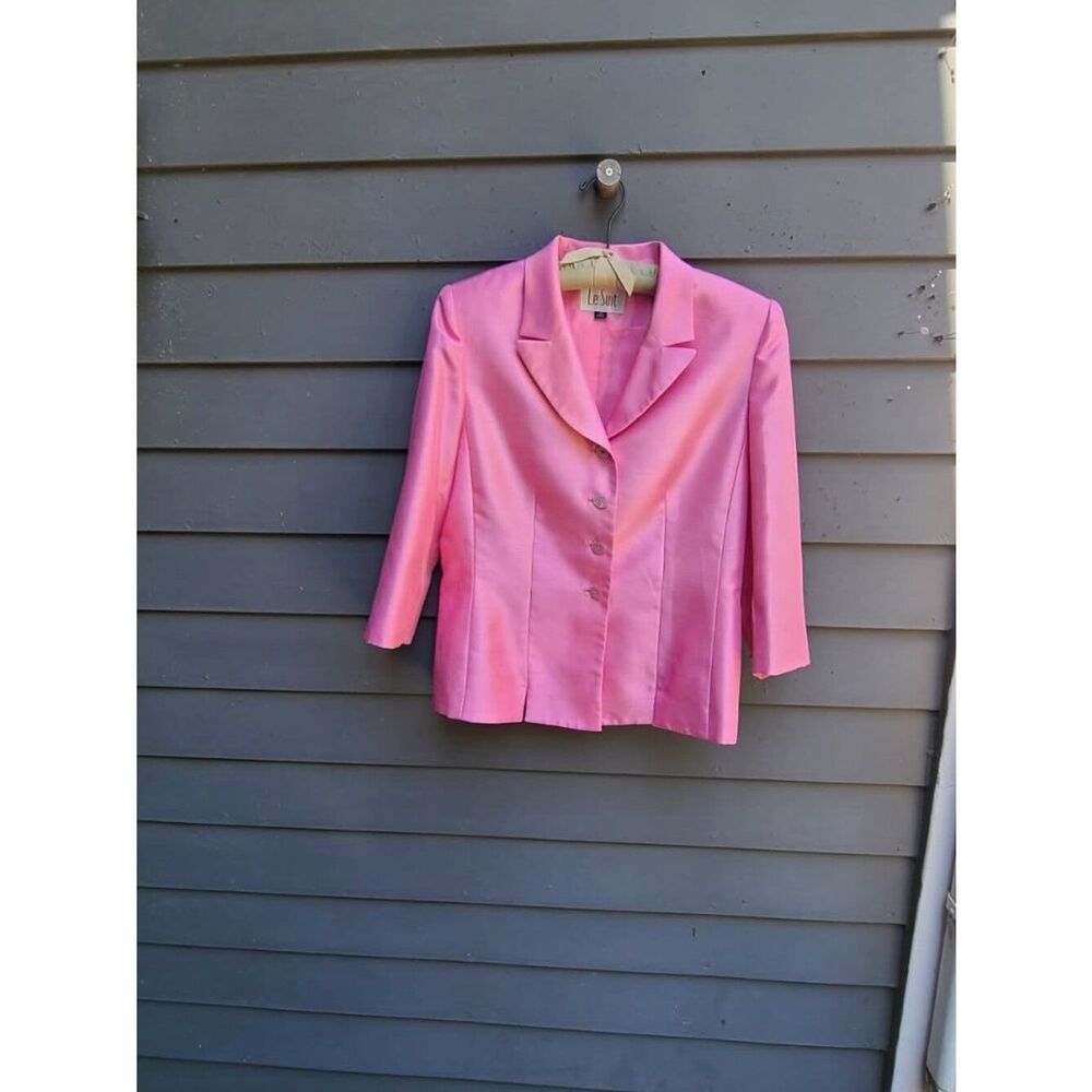 Le Suit Pink Skirt Suit size 10 - Picture 10 of 11